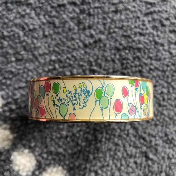 Lilly Pulitzer Jewelry - (Lilly Pulitzer) Balloon Spring Dress Gold Bracelet